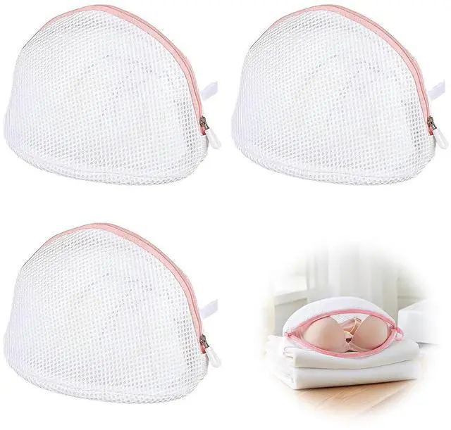 Main image of 3PCS Bra Washing Bag,Bra Bag for Washing Machine,Mesh Wash Bag for Bras with Zipper,Large Laundry Bag for Bras Women Lingerie