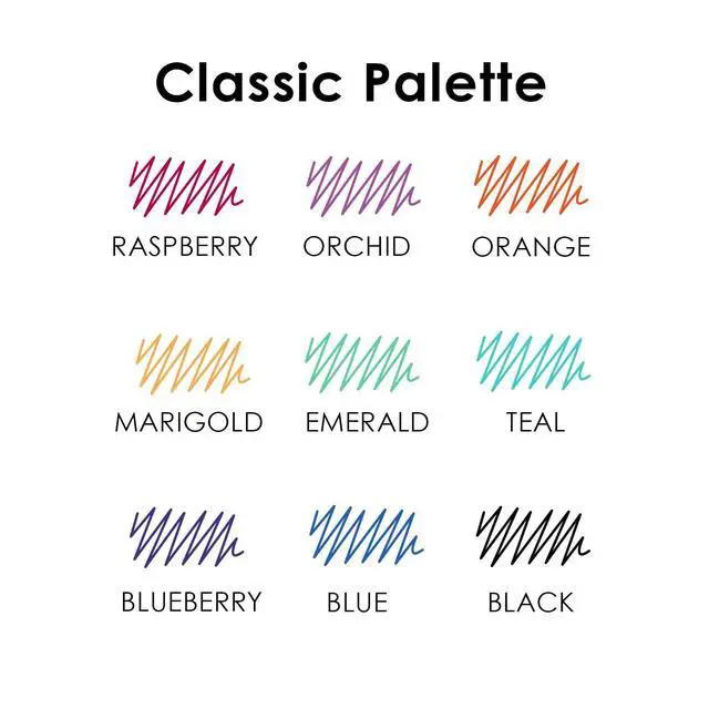 Alt view image 5 of 7 - Erasable Gel Pens, Medium Point 0.7 mm Erasable Pens, Make Mistakes Disappear for Drawing Writing Planner, Pack of 9 Assorted Colors