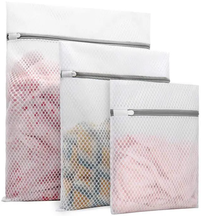 Main image of 3Pcs Durable Honeycomb Mesh Laundry Bags for Delicates