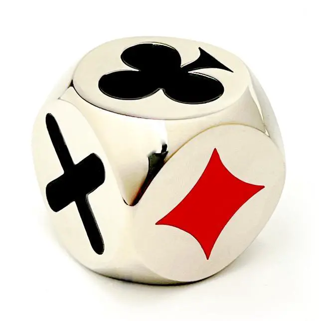 Alt view image 2 of 7 - Premium Euchre Trump Marker, Silver