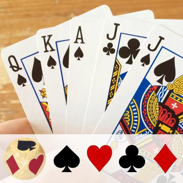 Alt view image 3 of 7 - Euchre Markers Cube (2.4 in) Pinochle Bridge Playing Cards Whist Cards Marker Dice Euchre Card Deck Marker Game Dice Indicator