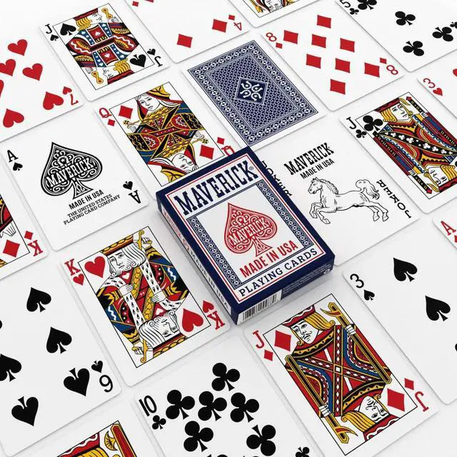 Alt view image 3 of 7 - Playing Cards 12 Pack, Made in USA, New and Improved Quality, Standard Index, Red and Blue Decks, Bulk Playing Cards for Poker, Card Games, and Family Game Night