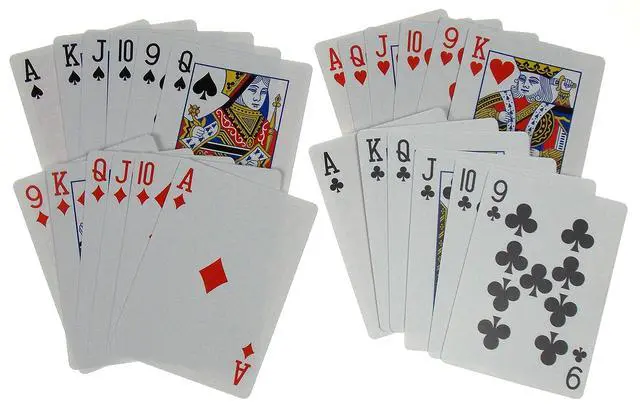 Alt view image 6 of 7 - Euchre Playing Cards Bundle - 2 Euchre Decks in One Box with Black & White Suit Marker Dice