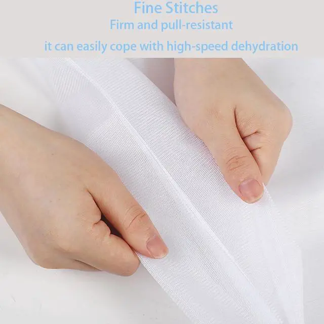 Alt view image 4 of 5 - 2 Pack 43 x 35 inch Oversize Laundry Bags Mesh Wash Bags, Large Delicates Bag for Washing Machine, Jumbo Laundry Sack for Washing Delicates, Big Clothes, Bed Sheet, Bedcover, Blanket (2)