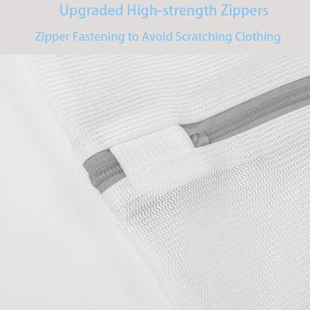 Alt view image 5 of 5 - 2 Pack 43 x 35 inch Oversize Laundry Bags Mesh Wash Bags, Large Delicates Bag for Washing Machine, Jumbo Laundry Sack for Washing Delicates, Big Clothes, Bed Sheet, Bedcover, Blanket (2)