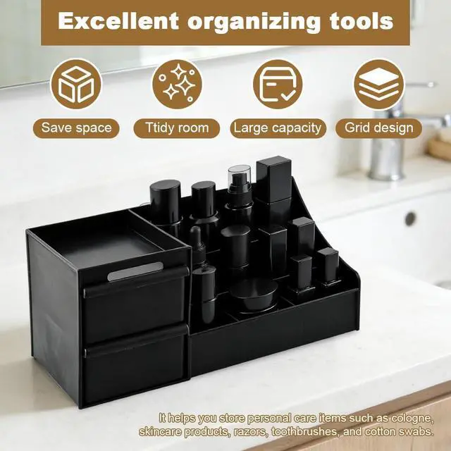 Alt view image 4 of 7 - Mens Organizer,Cologne Shelf, Bathroom counter Organizers,Organizer For Men,Cologne Stand,Perfume Tray,Perfume Stand,Toothbrush Holders,Bathroom Shelf,Counter Storage