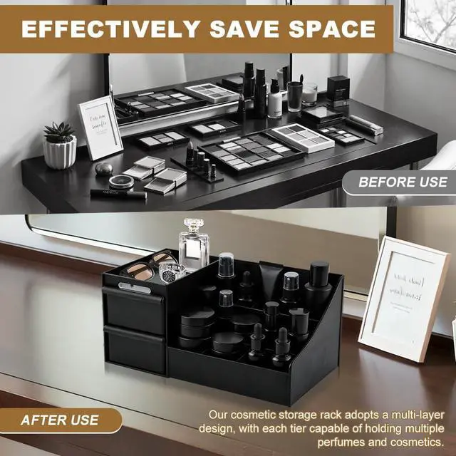 Alt view image 5 of 7 - Mens Organizer,Cologne Shelf, Bathroom counter Organizers,Organizer For Men,Cologne Stand,Perfume Tray,Perfume Stand,Toothbrush Holders,Bathroom Shelf,Counter Storage