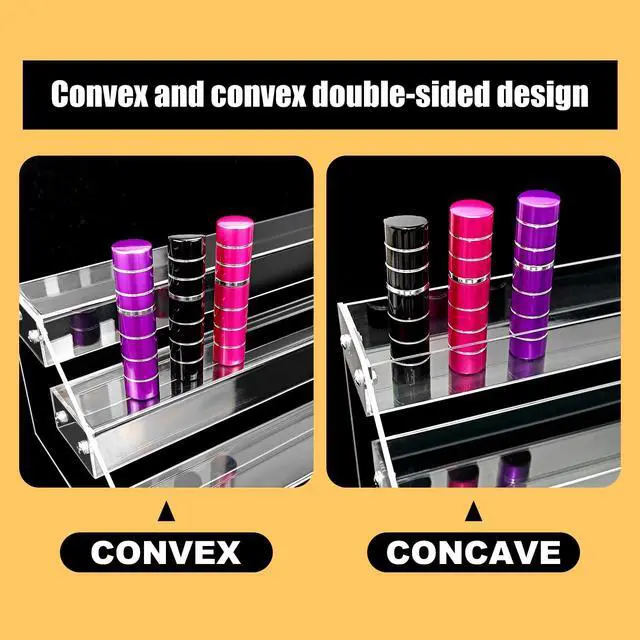 Alt view image 4 of 7 - Acrylic Riser, 12in 4 Tier Display Organizer - Premium Clear Perfume & Skincare Organizer, Easy Assemble Cupcake Stand & Decoration Shelves