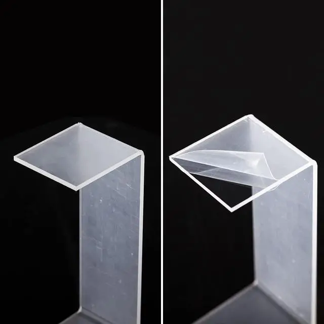 Alt view image 6 of 7 - Acrylic Display Stand Riser Clear Small Acrylic Decorator Stand Shelf for Figures Pops, Jewelry, Cupcake, Dessert - 2 Sets