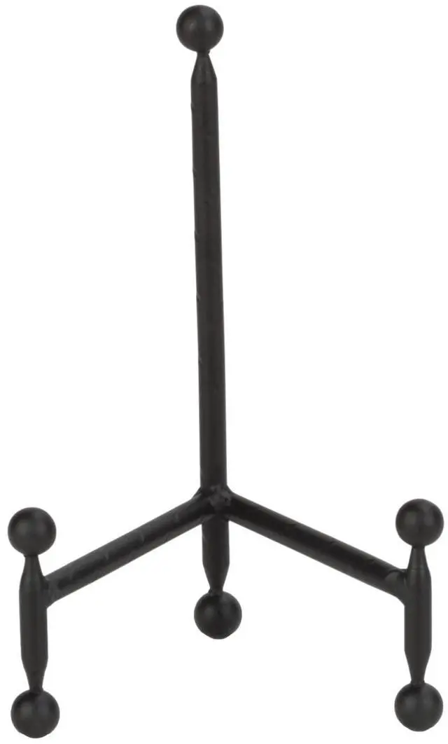 Main image of Modern Tripod Easel Display, Black Finish, Lightweight & Durable Design, Perfect for Displaying Pictures, Artwork, Plates, Tiles, & More, 8 Inch