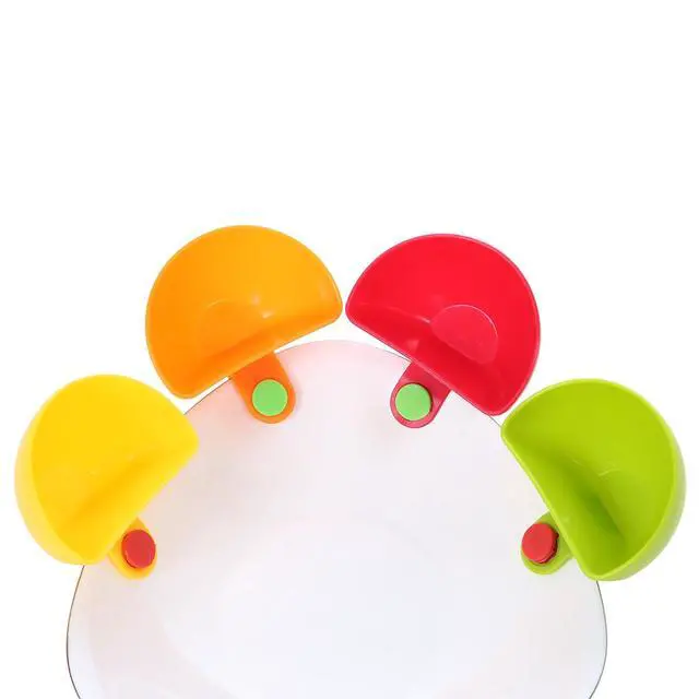 Alt view image 5 of 7 - Dip Clip Bowl Holder, 8-Pack Colorful Table Bowls Clip-on Dip Holders, For Tomato, Sauce, Salt, Vinegar, Sugar, Spices - Dip Bowl Party Ware