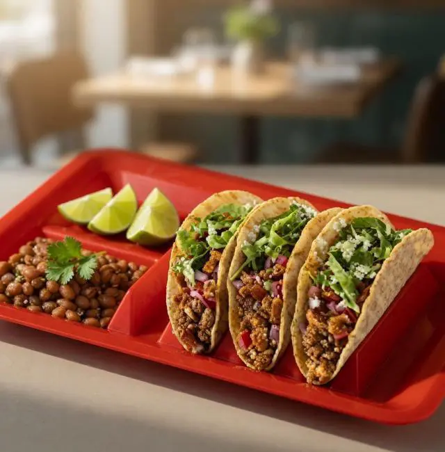 Alt view image 4 of 5 - 3 Pack Taco Holder Stand, Plastic Taco Plates for Hard & Soft Shell Tacos
