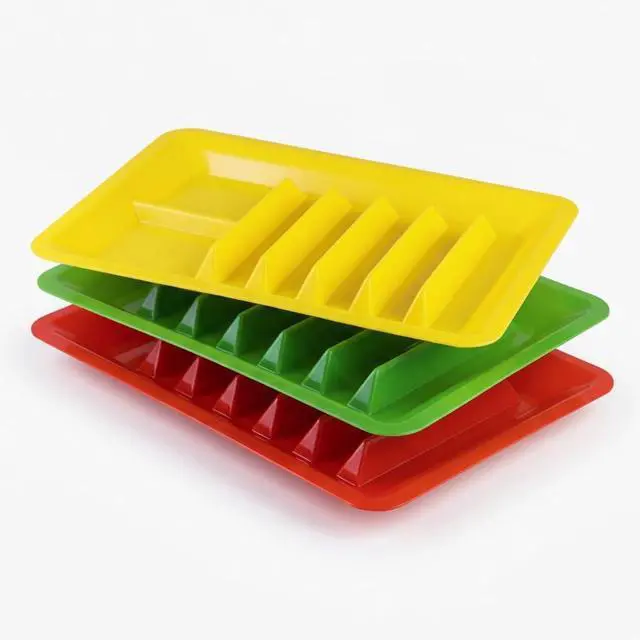 Alt view image 5 of 5 - 3 Pack Taco Holder Stand, Plastic Taco Plates for Hard & Soft Shell Tacos