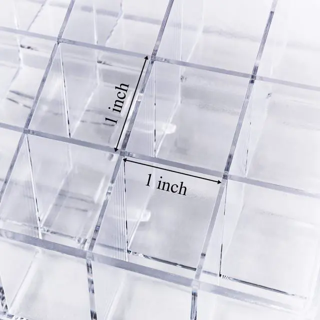 Alt view image 6 of 7 - Transparent Cosmetic Makeup Organizer for Lipstick, Brushes, Bottles, and More - Clear Case Display Rack Holder