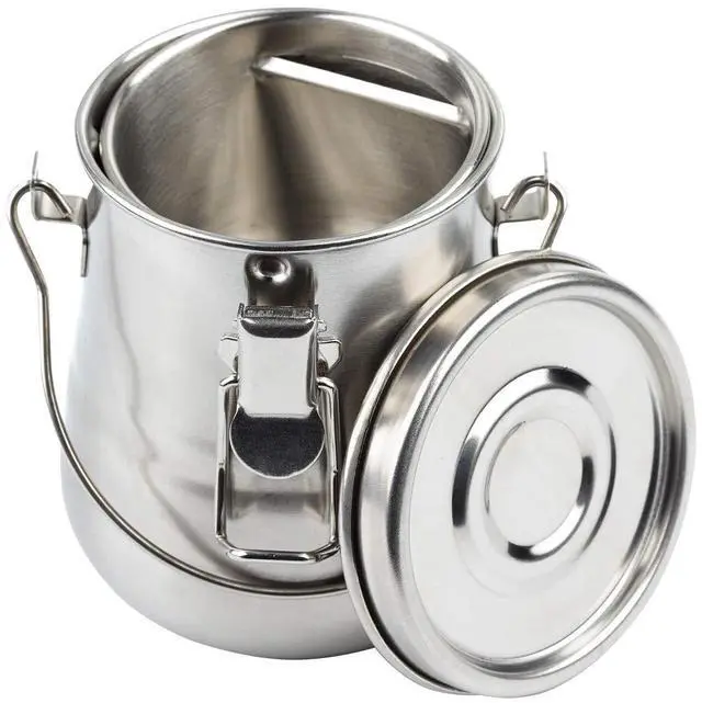 Main image of Paint Brush Washer, Portable Leak-Proof Brush Cleaner with Lid and Filter Screen, 4" tall x 3-1/2" dia.