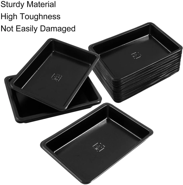 Alt view image 5 of 5 - Mini Soy Sauce Plates, 40PCS, Rectangle, Black