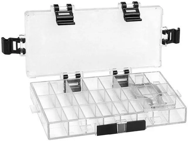 Main image of Paint Storage Palette Box 24 Wells Airtight Stay Wet for Watercolor, Gouache, Acrylic and Oil Paint