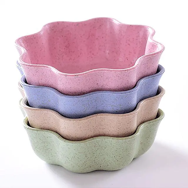 Alt view image 5 of 7 - Soy Sauce Dish, 8 Pcs Small Dipping Bowls, Wheat Straw Seasoning Plates for Sushi Side Dishes, Mini Appetizer Plates, Dip Bowls, Small Sauce Bowl Dishes