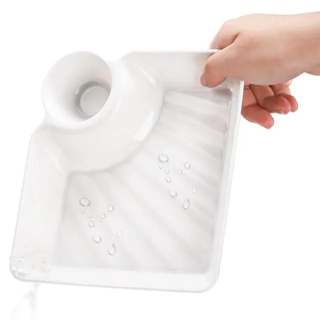 Alt view image 3 of 6 - 10Pcs Chips and Dip Plates, Plastic Serving Platter Set Dumpling Plate with Dipping Saucer, White Divided Snack Serving Dishes for Appetizer, Sushi, Taco Salsa, Charcuterie, Reusable