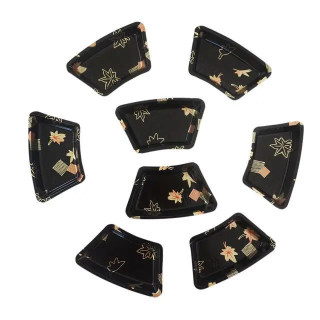 Alt view image 7 of 7 - 100PCS Dipping Sauce Dish, Disposable Small Sushi Tray, Mini Shell Shape Serving Plates, Plastic Condiment Seasoning Platter Side Dishes for Parties, BBQ, Restaurant