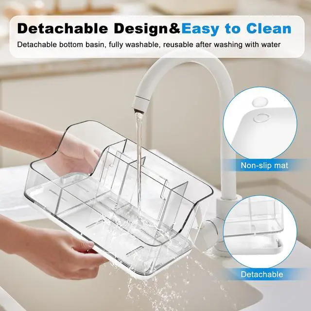 Alt view image 5 of 7 - White Cosmetic Storage Box Dressing Table & Bathroom Counter Storage Lipstick & Brush Beauty Organizer Dressing Table Skincare Organizer Suitable for Bathroom, Living Room, and Kitchen Storage