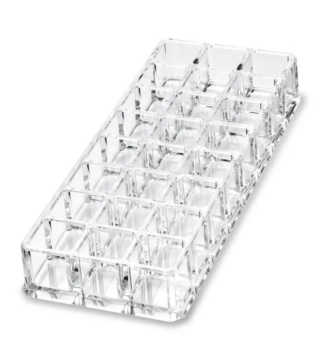 Alt view image 3 of 7 - Premium Beauty Organization Acrylic Lipstick Organizer & Beauty Container 24 Space Storage (Clear)