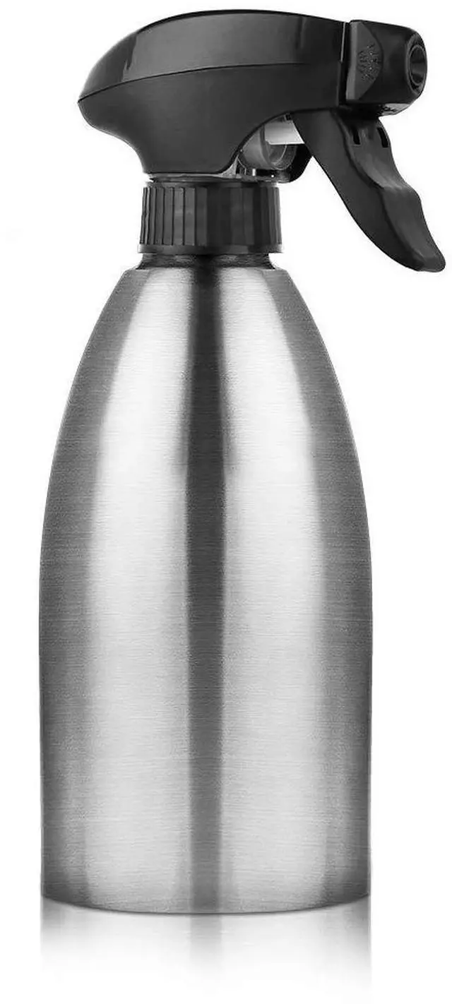 Main image of Olive Oil Sprayer, Vinegar Sprayer Dispenser, Safety Exquisitely Stainless Steel Container Seasoning Kitchenware Tools for BBQ, Cooking, Frying and Grilling (17oz (500ML))