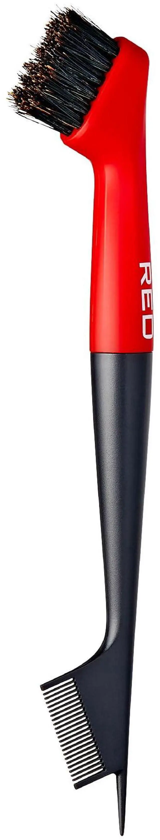 Main image of Angled Premium 100% Boar Bristles Edge Pro Brush for Smooth Hair Styling & Edge Control