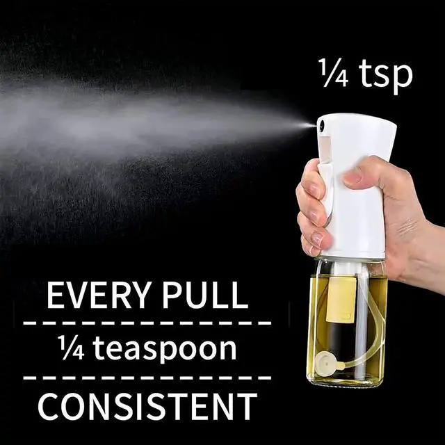 Alt view image 3 of 7 - Oilve Oil Sprayer for Cooking - Glass Bottle Spray - 6.7 fl.oz