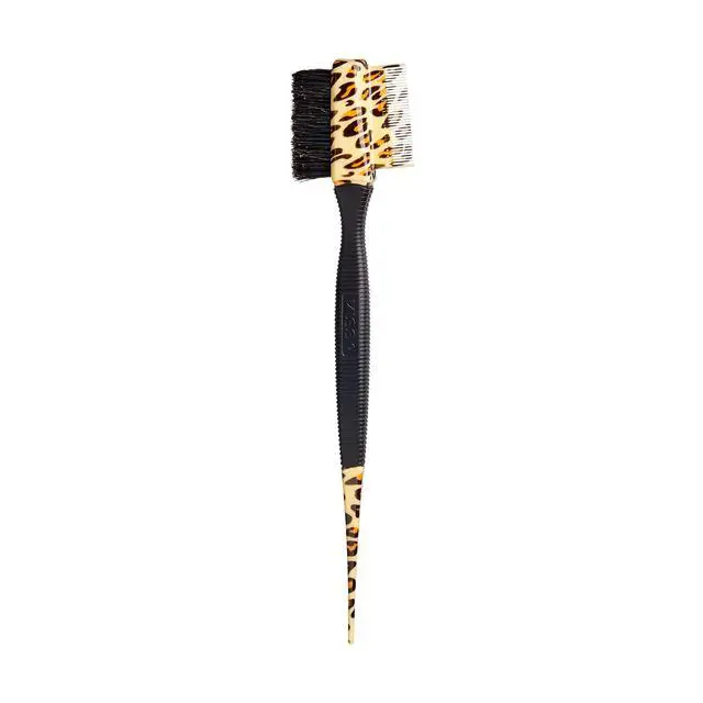 Alt view image 4 of 5 - Care 3-in-1 Professional Edge Styler Plus with Case - Slip-Free Rubber Grip, 100% Boar Bristles, Fine Tooth Comb, Pin Tail Tool, & Protective Case, Versatile & Ultra-Functional, Smooth & Sleek Styling