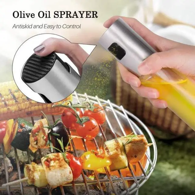 Alt view image 4 of 7 - Oil Sprayer for Cooking, 100ml Olive Oil Sprayer Mister, Oil Spray Bottle for Kitchen, Portable Kitchen Gadget for Air Fryer, Baking, Salad, Grilling, Roasting,Olive Oil Dispenser