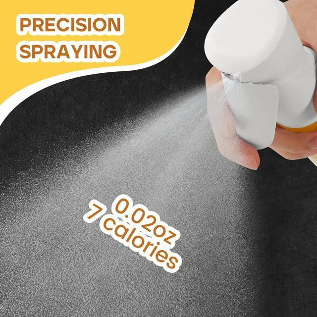 Alt view image 5 of 7 - Oil Sprayer for Cooking, Upgraded 7.4oz Olive Oil Sprayer Mister, Large Olive Oil Spray Bottle for Air Fryer, Salads, BBQ & Kitchen, Professional Oil Sprayer with Even MistWhite