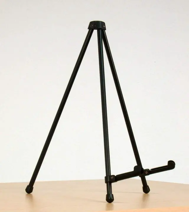 Alt view image 7 of 7 - SD Studio Designs E-Z Tabletop Easel Portable Folding Metal Art Easel for Painting, Drawing, Canvas & Display Lightweight Steel, Black