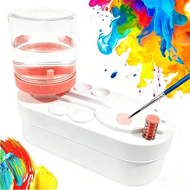 Main image of Upgraded Paint Brush Cleaner Brush Rinser Water Circulation(Pre Assembled), Watercolor/Oil and Water-Based Paint Brush Cleaner Tool, Gift for Adults Artist Beginners