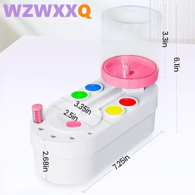 Alt view image 6 of 7 - Upgraded Paint Brush Cleaner Brush Rinser Water Circulation(Pre Assembled), Watercolor/Oil and Water-Based Paint Brush Cleaner Tool, Gift for Adults Artist Beginners