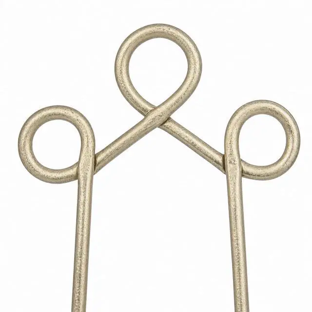 Alt view image 5 of 7 - Metal Display Easel Scroll Tabletop Easel, Display Stand 5" x 8" x 9", Brass