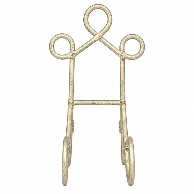 Alt view image 7 of 7 - Metal Display Easel Scroll Tabletop Easel, Display Stand 5" x 8" x 9", Brass