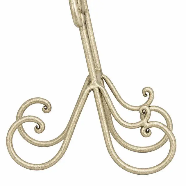 Alt view image 6 of 7 - Metal Display Easel Scroll Tabletop Easel, Display Stand 5" x 8" x 9", Brass