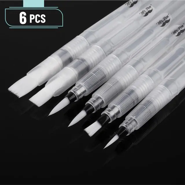 Alt view image 2 of 7 - Watercolor Brush Pens, 6 pcs