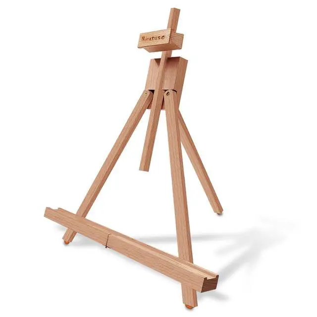 Alt view image 5 of 7 - Painting Easel, A-Frame Wooden Tabletop Easel Display Stand