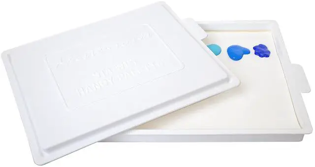 Alt view image 3 of 7 - Sta-Wet Handy Palette Airtight Paint Palette Keeps Paint Fresh for Days, 8.5 by 7 Inches, Made in USA