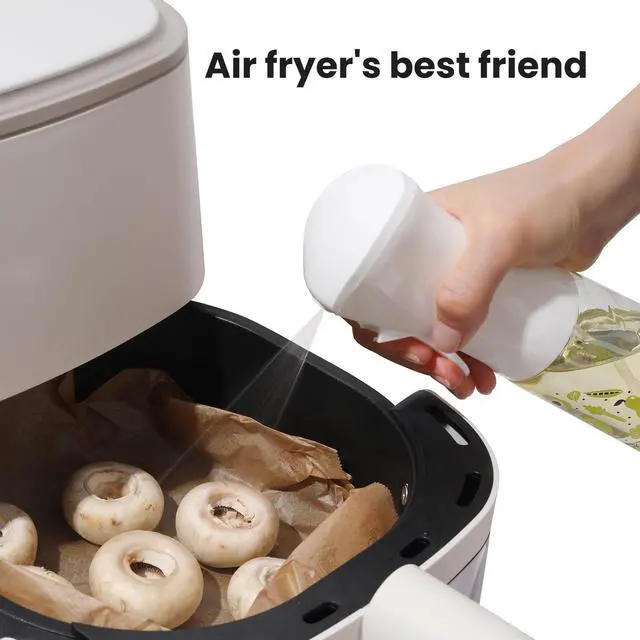 Alt view image 3 of 7 - Oliver Oil Sprayer for cooking, Spray bottle 6oz, Non-Aerosol Refillable Dispenser Oil Mister FS601 Green Vegetable