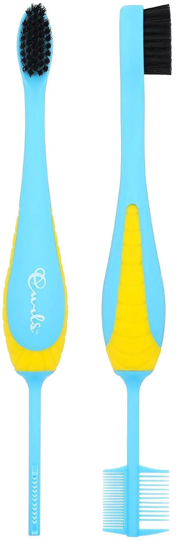 Main image of Styling Tools 3-in-1 Edge Slayer Brush - Smooth and Swoop Flyaways - Define and Design Baby Hairs - For All Curl Types, 1CT