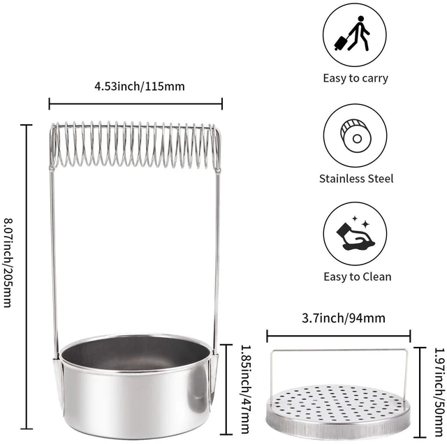 Alt view image 3 of 6 - Portable Artist Brush Washer, Paint Brush Cleaner with Wash Tank & Removable Screen