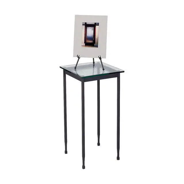 Alt view image 7 of 7 - Easel, Tabletop Instant, 14" High, Supports up to 5 lbs., Portable & Collapsible, Black (28E)