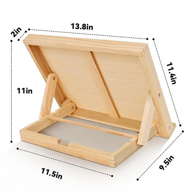 Alt view image 4 of 7 - Easel for Painting Tabletop Table Easel 13 4/5 by 11 2/5 in