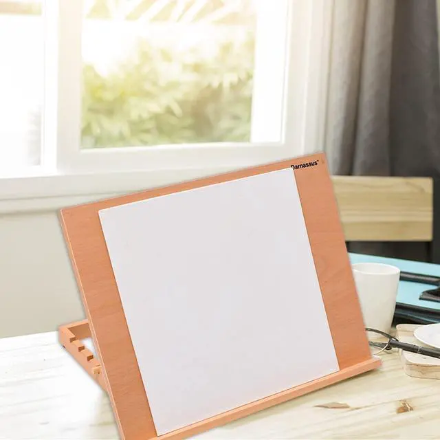 Alt view image 2 of 7 - A3 Extra Large Adjustable Tabletop Painting Easel, 16.5 inch by 12.6 inch, Drawing and Sketching Board, Book Holder, Book Stands, Tilt Height Adjustable, Portable Easel Stand