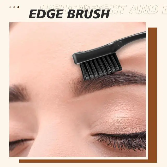 Alt view image 4 of 7 - 24 Pieces Hair Edge Brushes Double Sided Edge Hair Comb Natural Styling Eyebrow Combs, Smooth Grooming for Women, 6 Random Colors