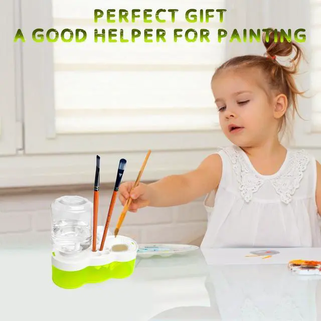 Alt view image 7 of 7 - 2025 Multifunctional Paint Brush Cleaner Brush rinse cup: Acrylic Paint brush cleaner tool Paint water cup Paint Water Dispenser Paint Brush Washer paint brushes for kids paint station art supplies