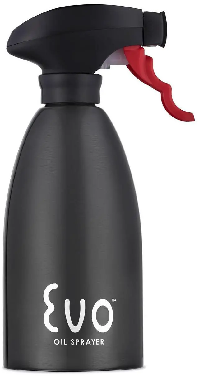 Main image of 18/8 Stainless Steel, Non-Aerosol for Olive, Cooking Oils, and Vinegars, Black, 16-Ounce Capacity